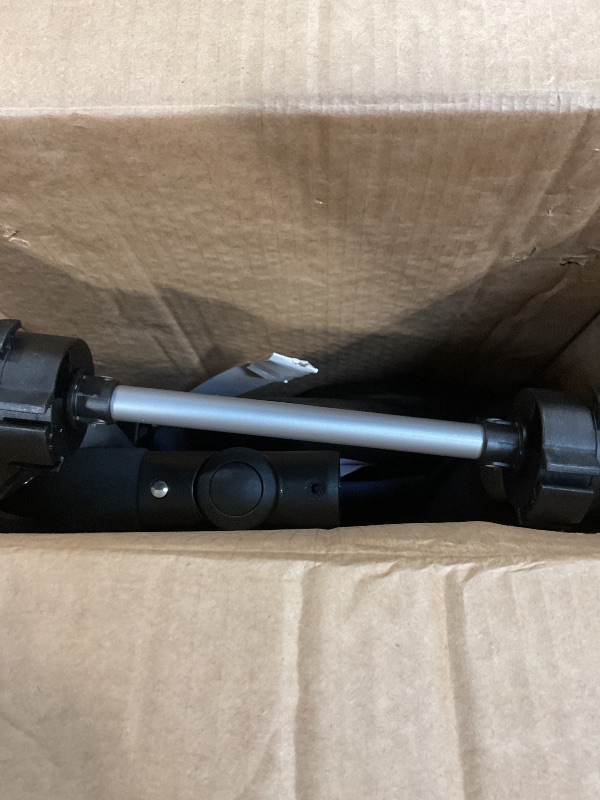 Photo 1 of ***PARTS ONLY***MISSING PIECES***Bayer Xeo Twin Pram: Stars Navy & Pink Doll Stroller with Adjustable Handle, Matching Handbag, Ages 3+