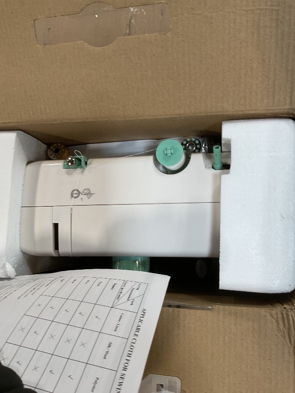 Photo 1 of ***MISSING POWER CORD***StitchMaster Pro:Ballet on twin needles. Sewing machine,sewing machine for beginners, Double needle and double thread, 16 kinds of stitches. Sewing machine for adults.