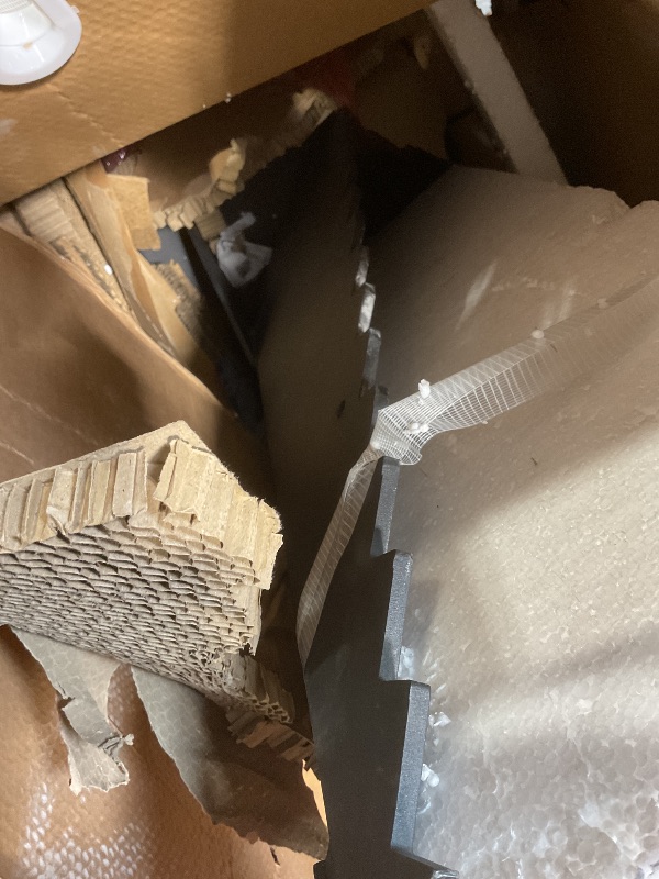 Photo 1 of **SCRAPES**Economy Series Stump Bucket Attachment,Universal Skid Steer Quick Tach,Serrated Leading Edge,Tree Scoop Digger for Removing Smaller Tree Stumps and Light Duty Ripping Roots,Black