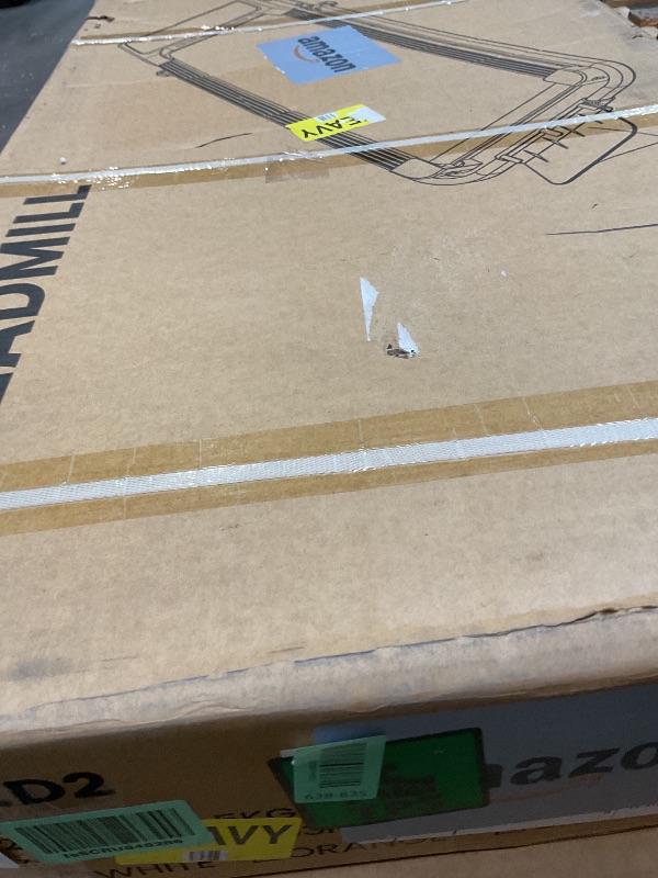 Photo 1 of **MISSING KEY. SCRATCH**Walking Pad with 15% 12-Level Auto Incline & Handle Bar, Trisomy 3.5HP Foldable Under Desk Treadmill, 450 LBS Capacity Treadmills for Home Hiking with UI Screen, Bluetooth Speaker, Remote, RGB Light