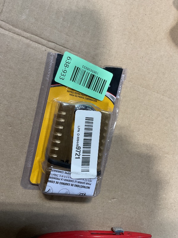 Photo 1 of **LOCKED** Master Lock ProSeries Brass Padlock, Set Your Own Combination Lock, Commercial Grade Locks with Code for Tools, Fences, Gates, 2-1/4 inches Wide, 1177D