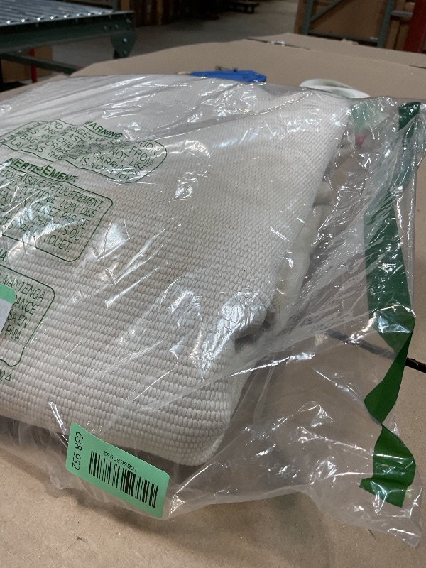 Photo 1 of **DIRT**USTIDE Ultra Large Boho Area Rug Large Hand Woven Black and White Cotton Rugs with Tassels Printed Geometric Tribal Rug for Living Room, Bedroom, Laundry Room, Entryway ?63x90Inches?