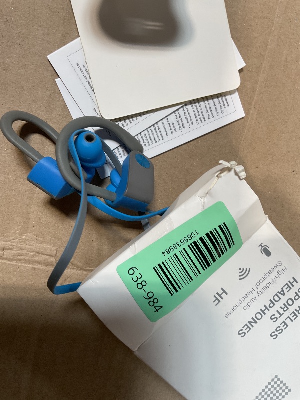 Photo 1 of **COLOR IS BLUE**Stiive Bluetooth Headphones, 5.3 Wireless Sports Earbuds IPX7 Waterproof with Mic, Stereo Sweatproof in-Ear Earphones, Noise Cancelling Headsets for Gym Running Workout, 16 Hours Playtime - BlackGrey