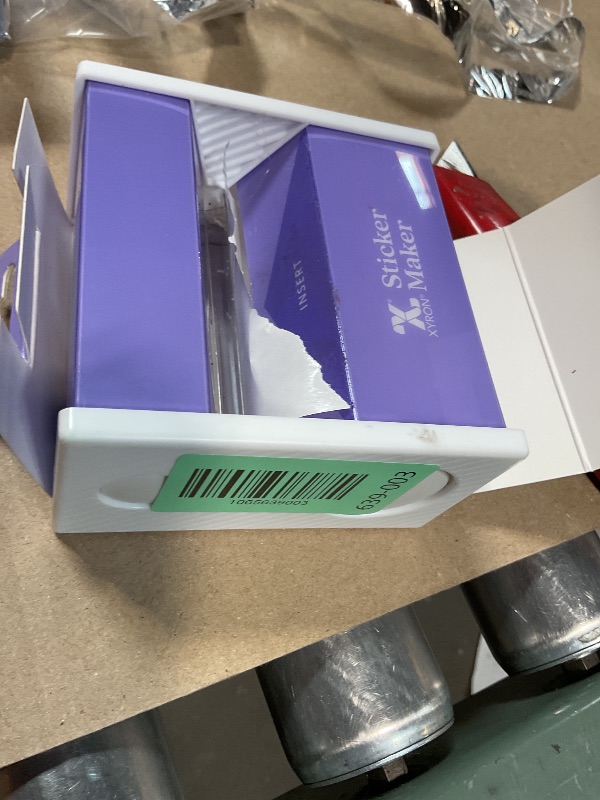 Photo 1 of *FOR PARTS ONLY* Xyron Sticker Maker, 3", Includes Permanent Adhesive 3" x 20', Disposable (100111)