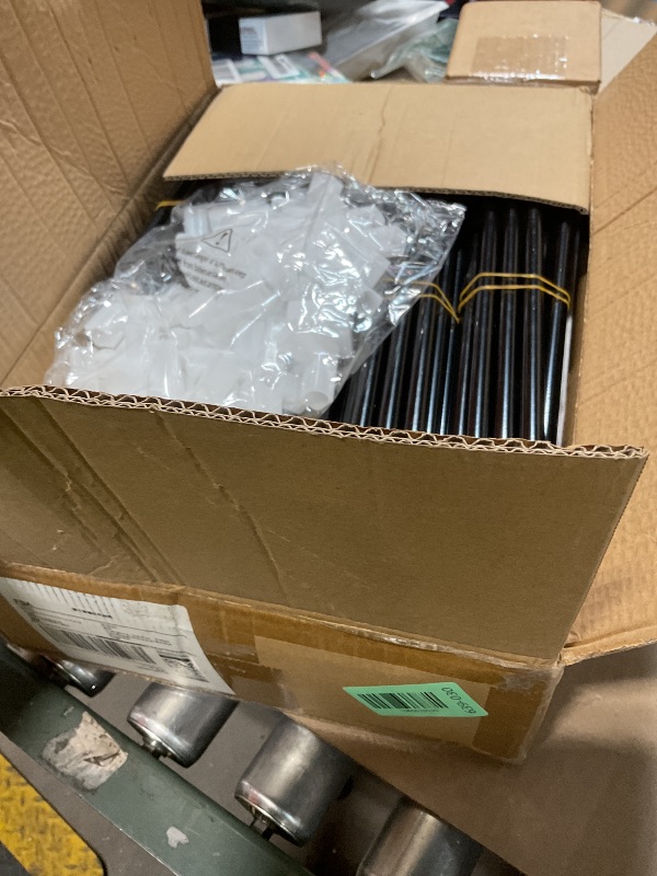 Photo 1 of **PARTIAL SET** ROJASOP Shoe Rack with Covers 10 Tier Large Shoe Organizer Tall Shoe Closet Storage for 50-55 Pairs Shoe and Boot, Free Standing Shoe Rack Organizer for Closet, Entryway, Bedroom, White