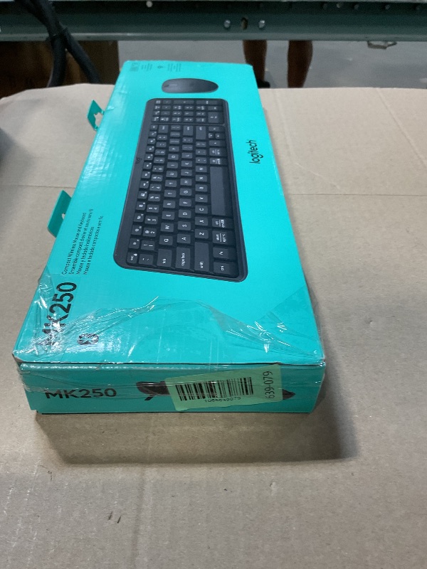 Photo 1 of **MOUSE DIRTY** Logitech MK250 Bluetooth Wireless Mouse and Keyboard Combo: Fast & Easy Connectivity, Compact Wireless Keyboard, Ambidextrous Mouse, Durable Build - Windows/MacOS - Graphite