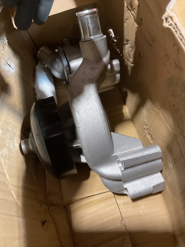 Photo 1 of **MISSING METAL GASKETS**A-Premium Water Pump (W/ Thermostat) Compatible with Chevy, GMC, & Cadillac Models, 4.8L 5.3L 6.0L - Silverado, Tahoe, Suburban, Sierra, Yukon, H3 - Replace# AW6009 45002 252-901