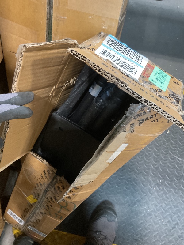 Photo 1 of **DIRT**EMART Backdrop Stand, 8.5ft Height 10ft Width Adjustable Photography Background Support Poles with Heavy Duty Flat Base, Photo Metal Steel Pipe and Drape Frame Kit for Parties Birthday Wedding - Black