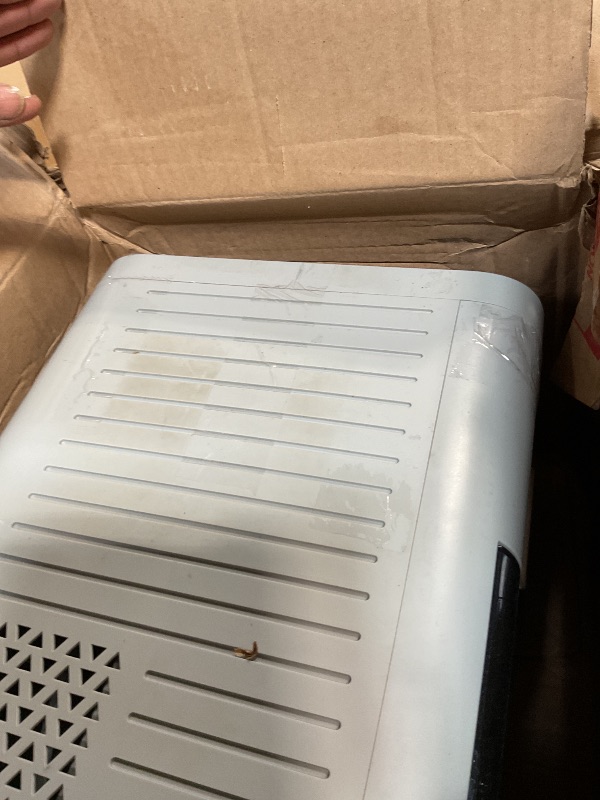 Photo 1 of **NON-FUNCTIONAL**Frigidaire, Countertop Artisanal Sphere Ice Machine, Transparent Window, Gourmet Ice Maker, 84 Sphere per Day Capacity, Auto Self Cleaning Ice Making Machine - 16.75" D x 11.75" W x 20.25" H (Grey)