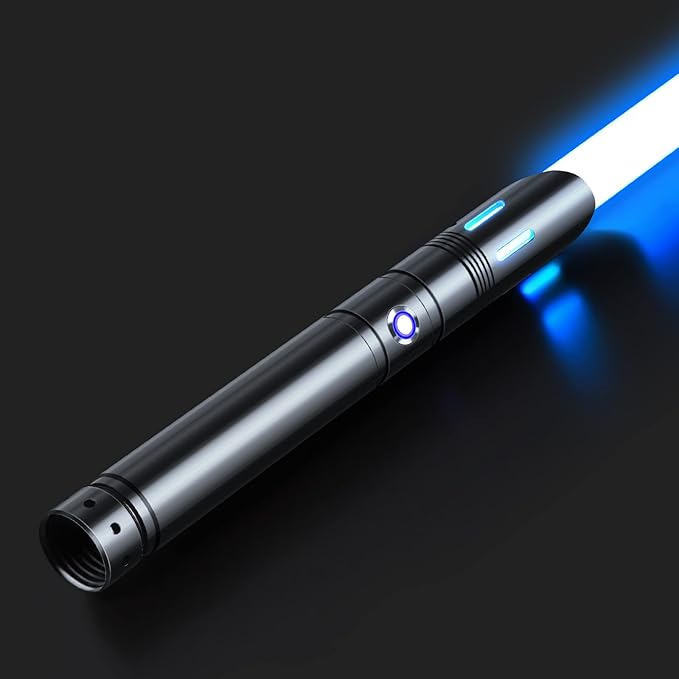 Photo 1 of 
Lightsaber,S8 Dueling Light Saber, RGB 12 Color Lightsabers with 3 Sound Fonts,Metal Hilt,Replaceable Blade(23 inch) FX Light Sabers for Kids Adults, Cosplay,Birthday Gift,1 Pack