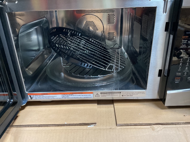 Photo 1 of ***USED*** TOSHIBA 4-in-1, 1.5 cu. ft., Countertop Microwave Oven, Smart Sensor, 1000 Watts, ML-EC42P(SS), Stainless Steel