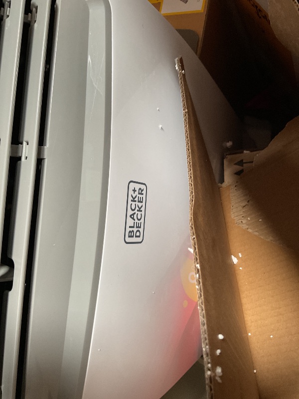 Photo 1 of *** USED*** BLACK+DECKER Smart Portable Air Conditioner, 12,000 BTU for Rooms up to 550 Sq. Ft., Smart Portable AC with Follow Me Remote and Window Kit, BPACT12WT, White