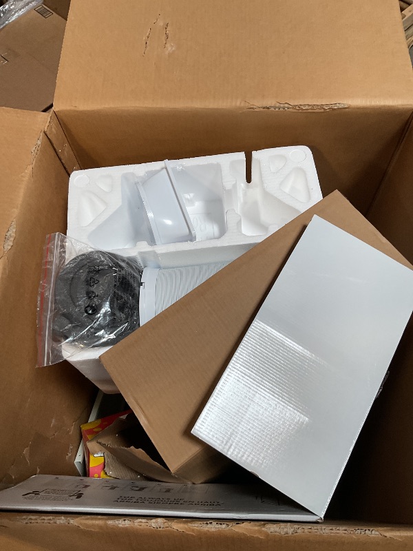 Photo 1 of *** USED*** BLACK+DECKER Smart Portable Air Conditioner, 12,000 BTU for Rooms up to 550 Sq. Ft., Smart Portable AC with Follow Me Remote and Window Kit, BPACT12WT, White