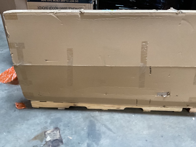 Photo 1 of *** MINOR DAMAGE***JUBEST Mirror Closet Doors, 72''x80'' One Side Sliding Closet Door with Hardware Kit, Interior Steel Frame Bypass Sliding Door for Closet, Easy to Install