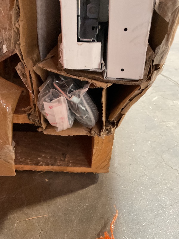 Photo 1 of *** MINOR DAMAGE***JUBEST Mirror Closet Doors, 72''x80'' One Side Sliding Closet Door with Hardware Kit, Interior Steel Frame Bypass Sliding Door for Closet, Easy to Install