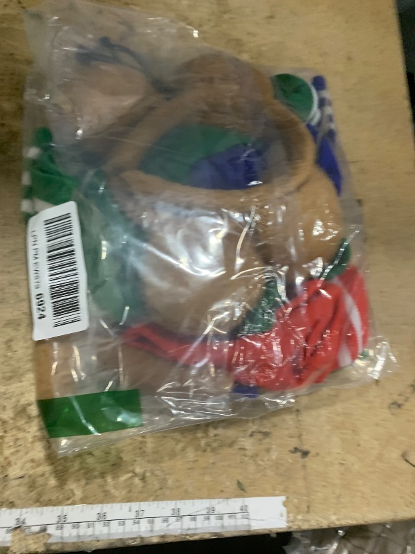 Photo 1 of 10 PCS Chipmunks Costumes Accessories with 3 PCS Chipmunk Headbands 3 Pairs Knee-High Socks 3 PCS Tails and 1 Black Glasses for Halloween Animal Cosplay Party Dress Up