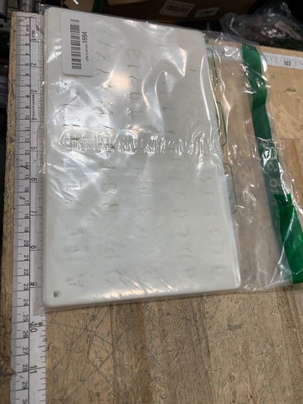 Photo 1 of 1/2, 3/4, 1, 2 Inch Letter Stencils for Painting, 15 Pack Reusable Plastic Alphabet and Number Stencils for Crafts Art Projects