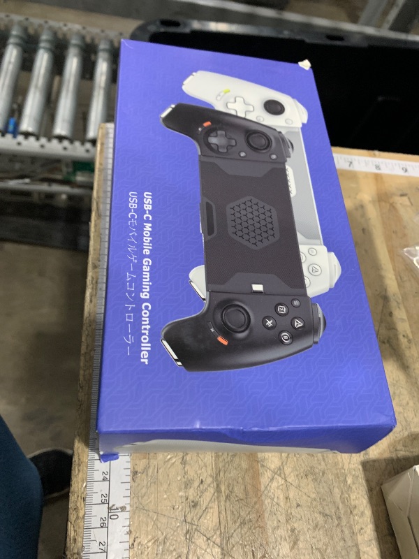 Photo 1 of ***MISSING CHARGER CABLE / UNTESTED*** Megadream Phone Controller for iPhone 16/iPhone 15/Android USB C Mobile Gaming Controller with 3.5mm Audio Jack, Remote Player Gamepad for PS5/PS4/Xbox/PC, Cloud Game, Plug and Play, Hall Joysticks/Hall Trigger, 2 Ma