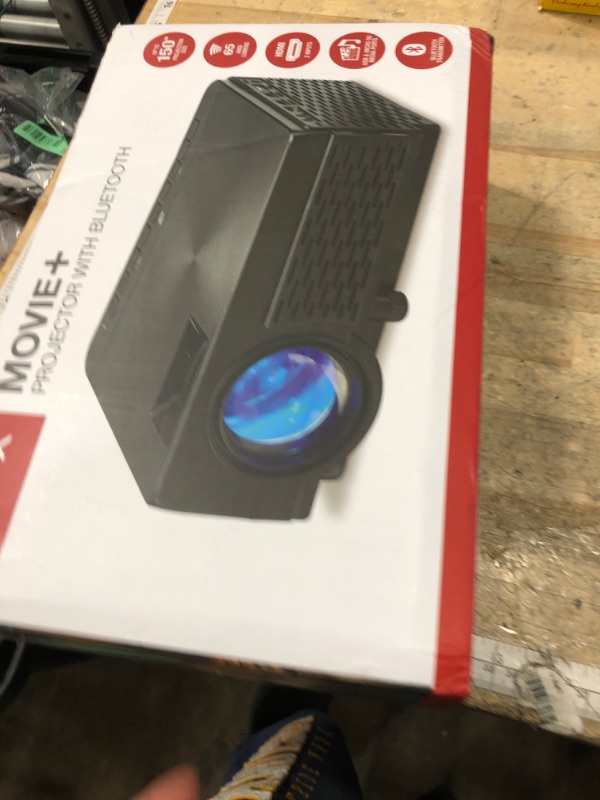Photo 1 of ***POSSIBLY FOR PARTS MISSING PIECES*** GPX Mini Projector with Bluetooth, USB and Micro SD Media Ports, Includes Remote (PJ300B),Black