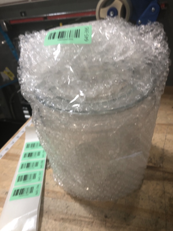 Photo 1 of 1 Gallon Beverage Dispenser with Stainless Steel Spigot + Marker & Chalkboard 100% Leakproof Glass Drink Dispenser for Parties with Spout, Airtight Beverage Serveware for Water, Juice, Laundry