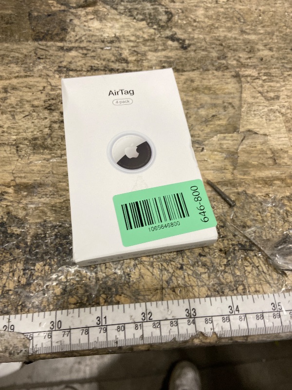 Photo 1 of **FACTORY SELAED**Apple AirTag 4 Pack. Keep Track of and find Your Keys, Wallet, Luggage, Backpack, and More. Simple one-tap Set up with iPhone or iPad