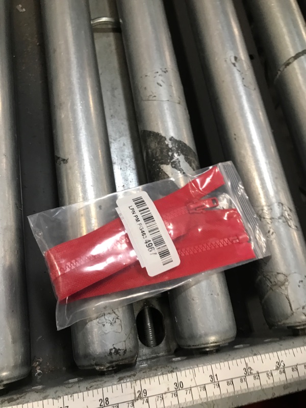 Photo 1 of #5 Separating Sewing Zipper for Jacket: YZSFIRM 2Pcs Red 11 inch Plastic Zippers - Replacement Coat Open End Zipper Bulk