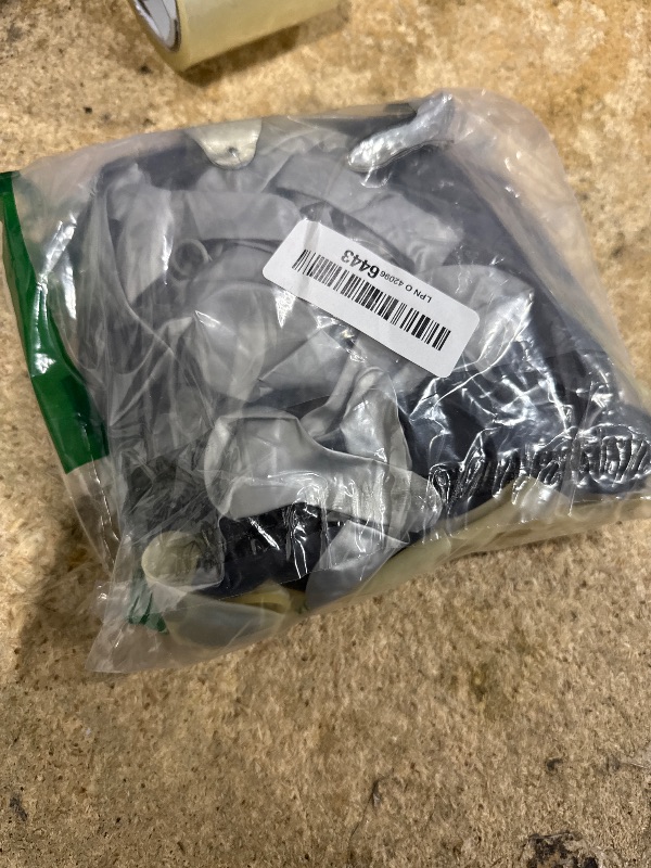 Photo 1 of 137Pcs Black and Silver Balloons Garland Arch Kit with Stars - 5 10 12 18 inch Black Silver Confetti Latex Party Balloons for 2025 Graduation Retirement Birthday Anniversary