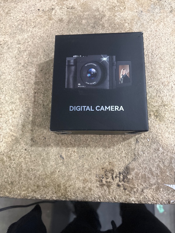 Photo 1 of 4K Digital Camera for Photography- 50MP Autofocus Vlogging Camera with 2.8" 180° Flip Screen, 16X Digital Zoom- Compact Point and Shoot Camera with 64GB SD for YouTube, Travel, Beginners