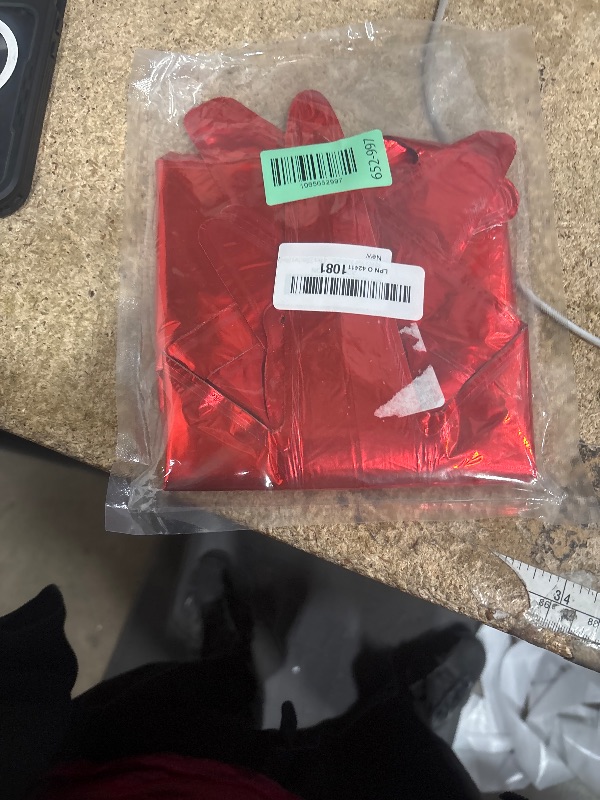 Photo 1 of 10 Pcs Red Star Balloons Explosion Starburst Balloons Foil Cone Balloon Magic for Birthday Wedding Anniversary Party Backdrops Decorations Supplies, 6 Pcs 22Inches and 4 Pcs 27Inches