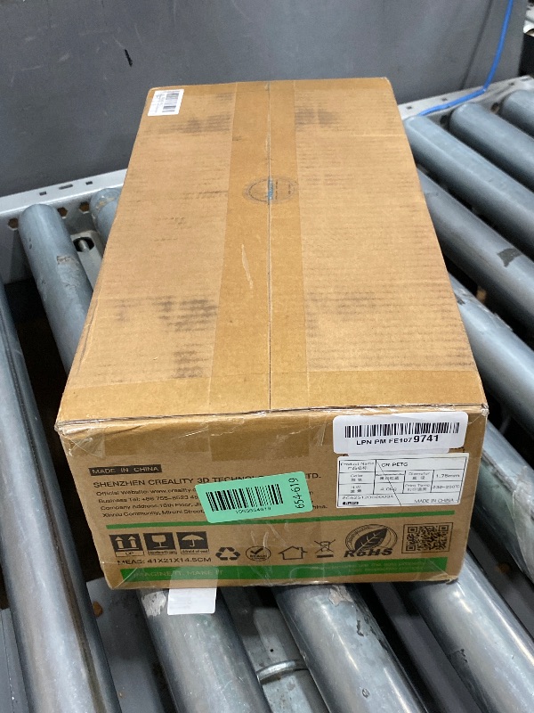 Photo 1 of Creality PETG Filament 1.75mm, 3D Printer Filament, Excellent Toughness High Precision, Odorless Non-Toxic Moistureproof, Accuracy +/- 0.02mm, 4 Pack-1kg (Black, White, Blue, Red)