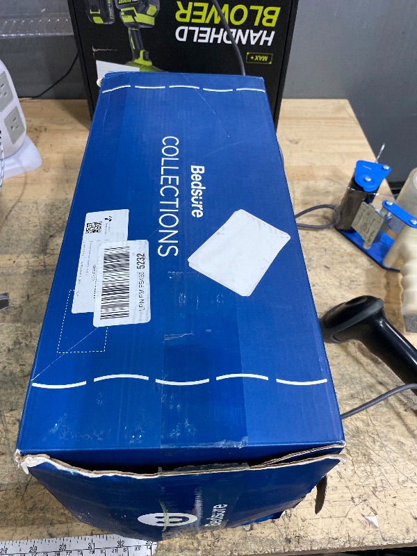 Photo 1 of Bedsure Gentlesoft Sherpa King Size Blanket for Bed- Fleece Fluffy & Cozy Cable Jacquard Tufted for Women Gift, Thick and Warm Christmas Blanket for Winter, Sage Green, 108x90 Inches