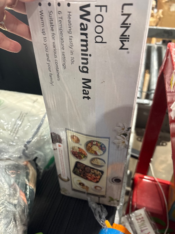 Photo 1 of Extra Large Food Warming Mat with Heat-Resistant Pad, 36X15 Inch, 6 Temperature & 6 Timer Settings, Child Lock Safety, Fits More Dishes for Family Dinners and Parties