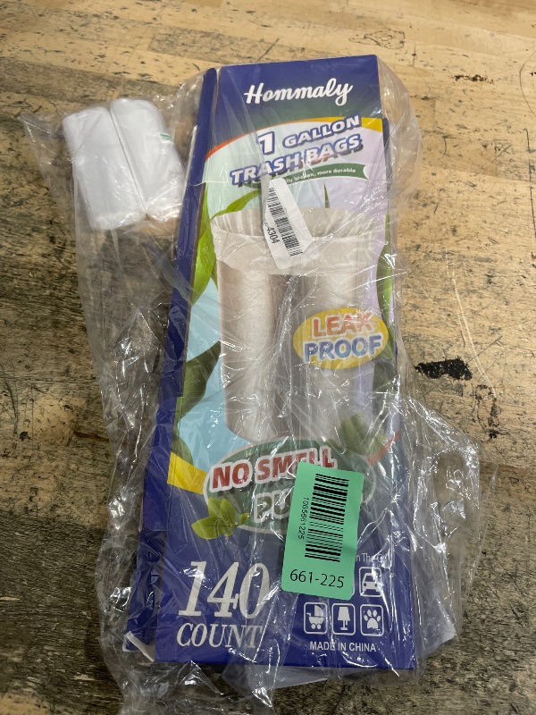 Photo 1 of 1 Gallon 140 pcs (0.8-1 Gal) Small Clear Trash Bags, Strong 0.8 Gallon 1 Gallon 1.2 Gallon Garbage Bags, Bathroom Trash Can Bin Liners,Mini Bags Waste Basket Liner,Fit 3,4.5 Liter, 0.8-1.2 Gal?1C140)