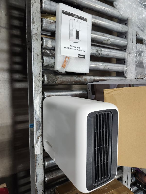 Photo 1 of **************MISSING POWER CORD***********************
Dehumidifiers for Bathroom with Moisture Absorber Bag Reusable, 68 OZ Water Tank Portable Quiet Dehumidifier for Bedroom with Auto Shut Off, 7 Colors LED Light for Home, RV, Garage, apartment