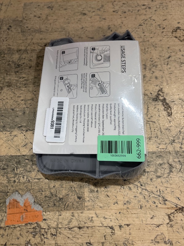 Photo 1 of 17.7" Silicone Sink Splash Guard - Multi-Functional Kitchen Sink Mat with Drip Tray, Sponge Holder & Soap Dish, 6° Slope Design for Easy Drainage, Foldable & Fasten Button for Secure Fit,?Grey?