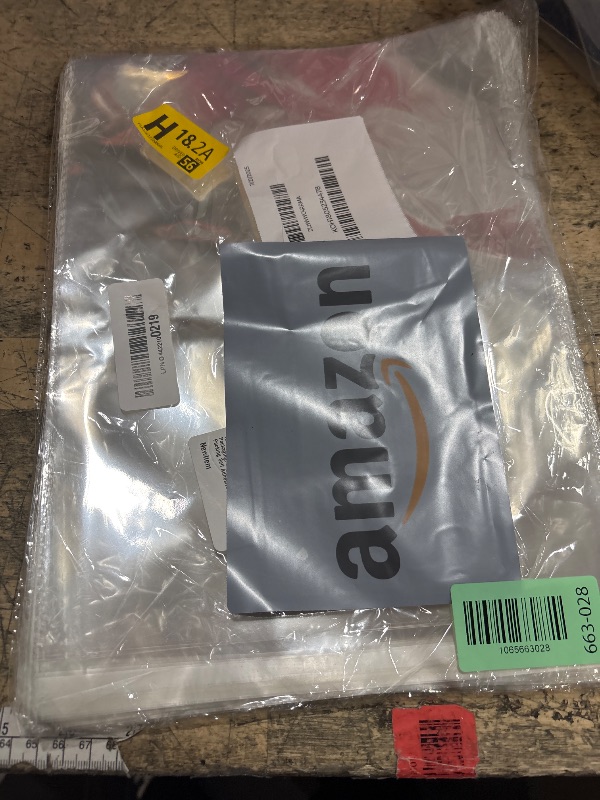 Photo 1 of 100 Pieces (9x12 Inch) Clear Plastic Bags for Packaging, Clothing & T-Shirts Strong Packing Self Adhesive Cellophane Bag