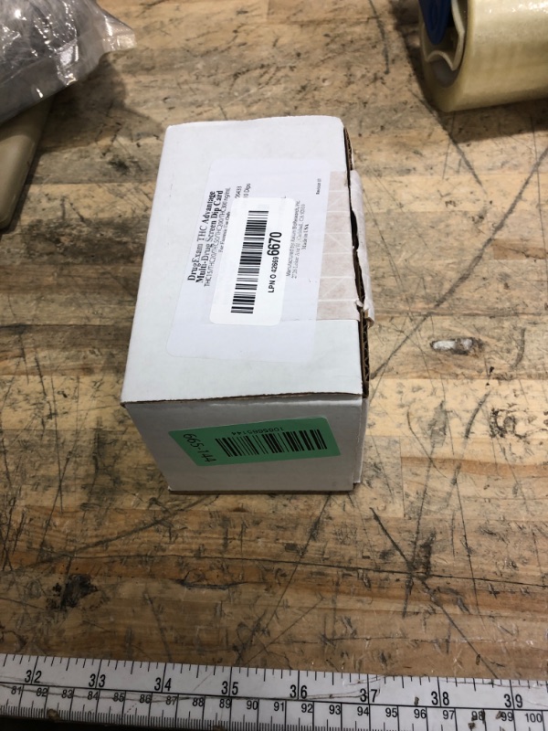 Photo 1 of 10 Pack - DrugExam Multi Drug Screen Test. Testing for THC/Marijuana in Urine. Detailed Instrustions Included. (1)