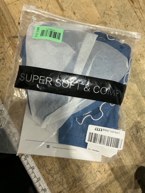 View 2 of ***SEE NOTES***
WiWi Viscose from Bamboo Pajamas for Women Tank Top and Shorts Pajama Set Soft Sleepwear S-XXL, Prussian Blue, size: Medium