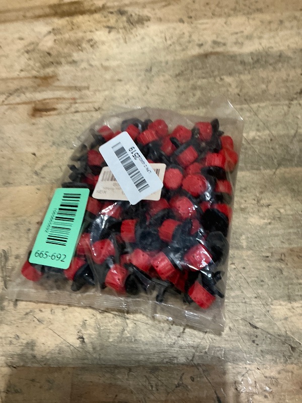 Photo 1 of 100pcs 360 Degree Adjustable Irrigation Drippers Sprinklers, 1/4 Inch Emitters Drip for Watering System by Korty