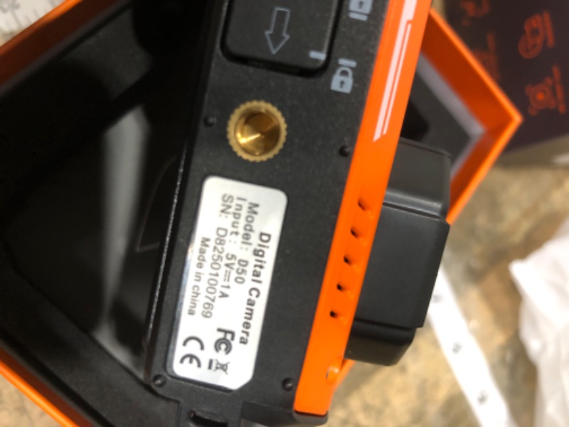 Photo 1 of 8K Underwater Digital Camera - MaxMango 70MP 33FT Waterproof Camera with 64G Card - Underwater Camera for Snorkeling Floatable Dual-Screen Selfie 2500mAh Battery Point and Shoot Digital (Orange)