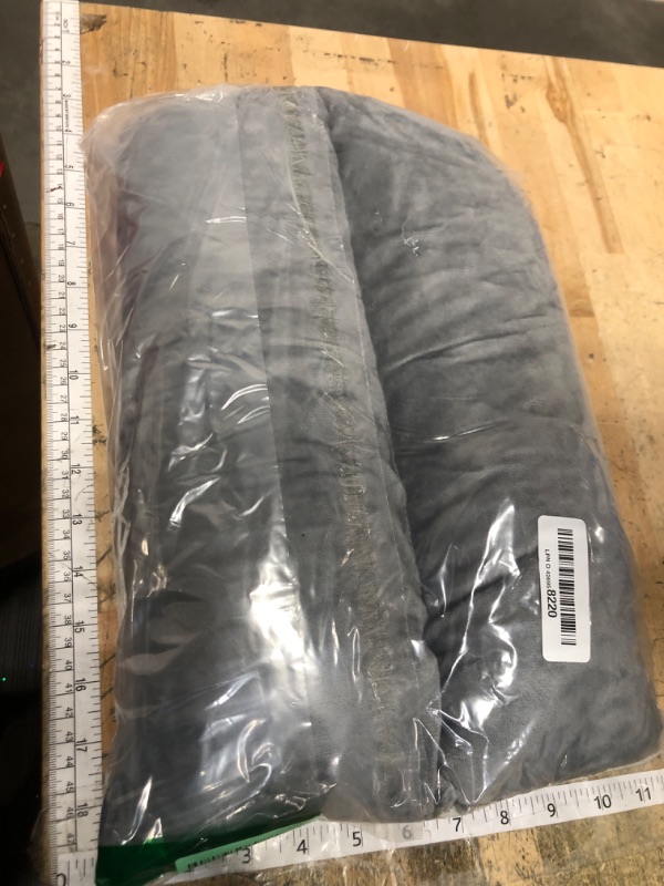 Photo 1 of 1 MIDDLE ONE Arm Pillow, Memory Foam Arm Rest Pillow for Adults and Side Sleepers, Elbow Support Elevation Pillow for Post Surgery and Numbness with Removable Cover (Grey)