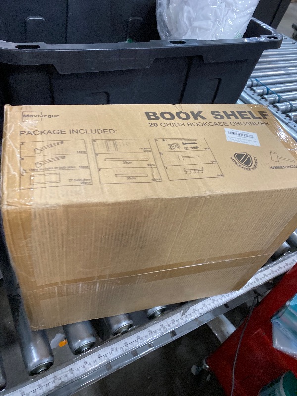 Photo 1 of Mavivegue 20 Cube Book Shelf, Storage Organizer, Large DIY Bookcase, Metal Cube Bookshelf, Cubbies Closet Storage Organizer Shelves for Bedroom,Living Room,Home,Office