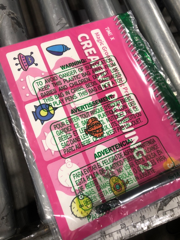 Photo 1 of **ONE BOOK ONLY** TIME X Magic Grooved Writing Practice Books, Reusable Handwriting Practice Books, Groove Workbooks, Handwriting Practice for Kids 3 +, Large Writing Practice Book