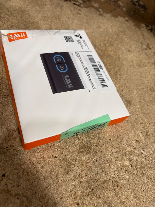 Photo 1 of 1Mii Bluetooth 5.3 Transmitter Receiver for TV to Wireless Headphones, Dual Link AptX Adaptive/Low Latency/HD Audio, Aux Adapter for Home Stereo, Airplane, Boat, Gym