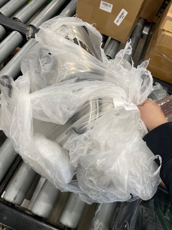 Photo 1 of *** PARTS ONLY , DAMAGED FILTER **USED AND NOT IN ORIGINAL PACKAGING **
 Purewell 1.0 Gallon Portable Gravity Water Filter System, 4-Stage 0.01?m Ultra-Filtration Countertop System with Water Level Window and Stand, Reduce Fluoride & Chlorine, for Camping