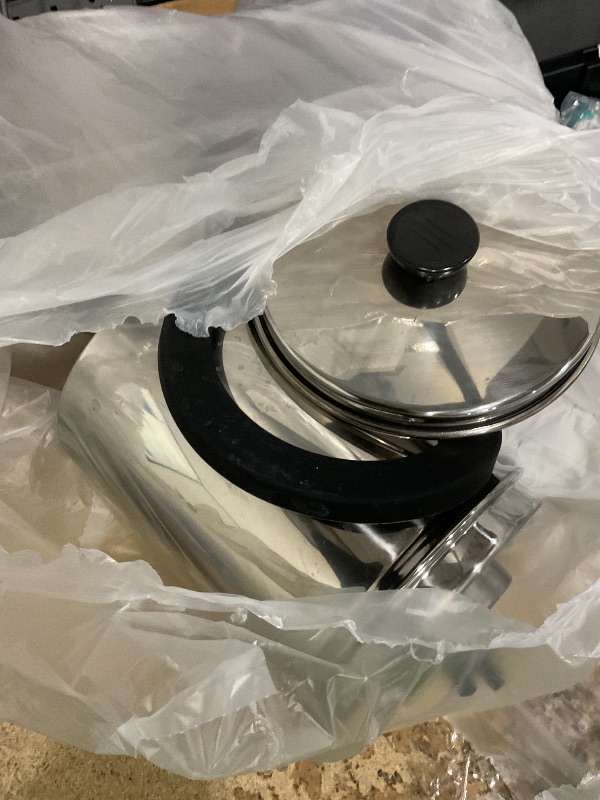 Photo 1 of *** PARTS ONLY , DAMAGED FILTER **USED AND NOT IN ORIGINAL PACKAGING **
 Purewell 1.0 Gallon Portable Gravity Water Filter System, 4-Stage 0.01?m Ultra-Filtration Countertop System with Water Level Window and Stand, Reduce Fluoride & Chlorine, for Camping