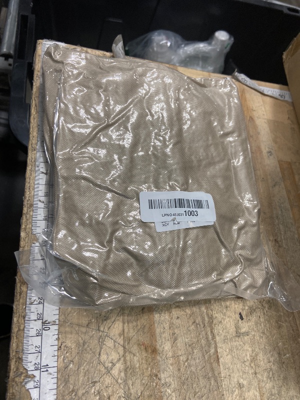 Photo 1 of **DOESN'T GIVE INSULATION AS LISTED*** Outdoor Faucet Covers for Winter Freeze Protection, 16” x 20" Backflow Preventer Insulation Cover, Waterproof Pipe Insulation Cover for Snow, Sun Exposure - Beige