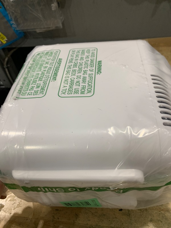 Photo 1 of *SCRATCHED* CROWNFUL Mini Fridge, 4 Liter/6 Can Portable Cooler and Warmer Personal Refrigerator for Skin Care, Cosmetics, Beverage, Food,Great for Bedroom, Office, Car, Dorm, ETL Listed (White)