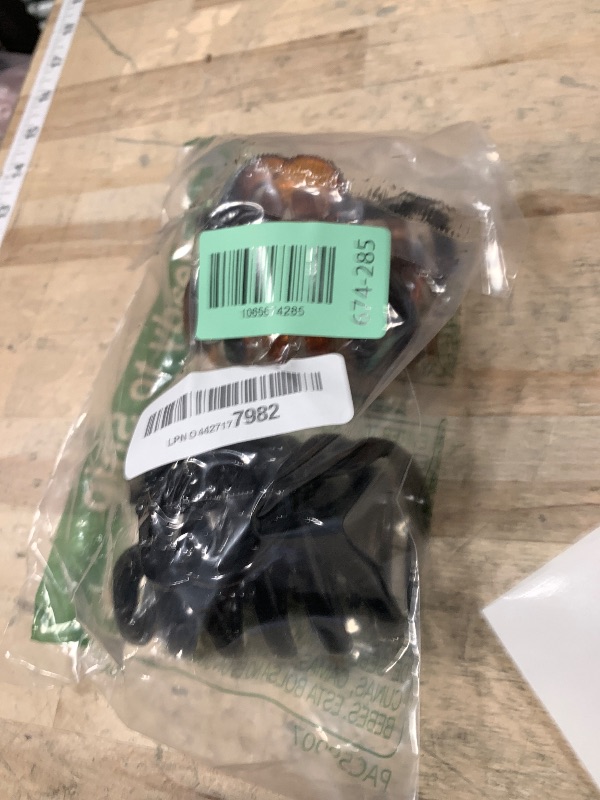 Photo 1 of 2 Pieces 3.5'' Large Octopus Claw Clips for Thick Long Hair, Big Hair Clips for Women, Strong Hold Hair Claw Clips, Bright Non-slip Jaw Hair Clips (Black and Tortoise)