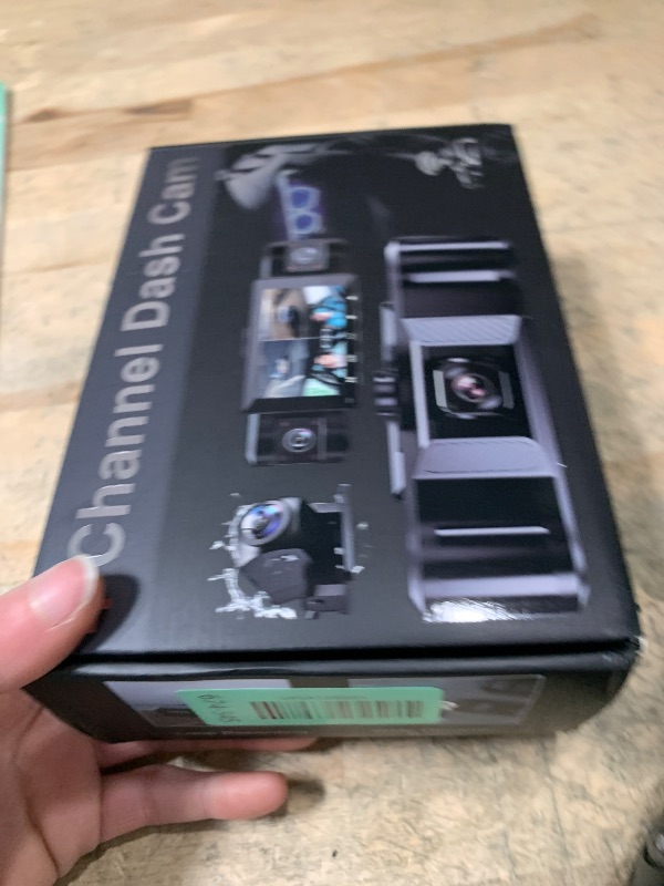 Photo 1 of 4 Channel 2.5K Dash Cam Front Rear Left Right, 170° Wide Angle Car Dash Camera with 5GHz WiFi & App Control, G-Sensor, Super Night Vision, 24H Parking Monitor, Loop Recording, 64GB SD Card Included